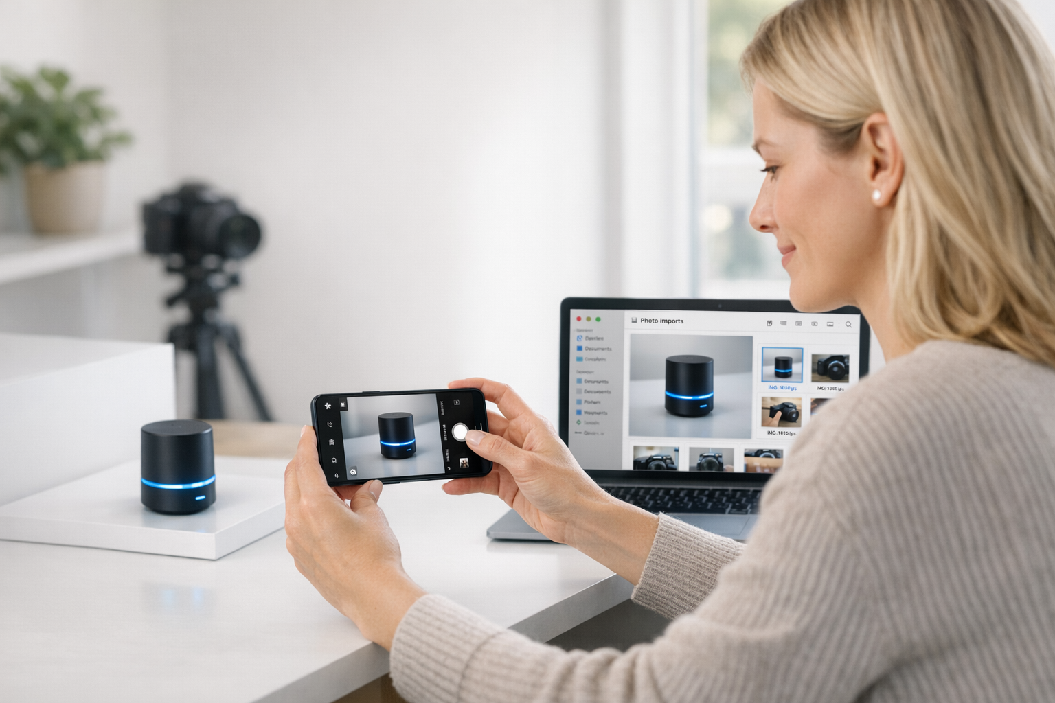 Camera → Mac import demo